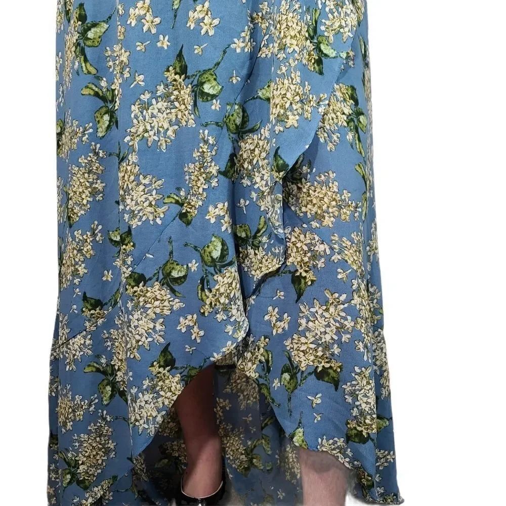 Entro Long Blue Floral Dress - Picture 6 of 10